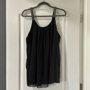 NWT Maner sz XXL Black‎ Sleeveless Dress Top